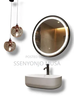 600x600mm Led Bathroom Mirror - Round, Touch Switch, 3 Color