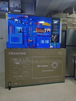 Hisense 75inches A6 Series Vidaa Smart Tv 2025 Model 75a6n/Q