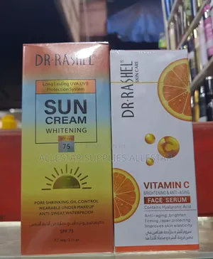 Dr. Rashel Vitamin C Face Serum and Sun Cream