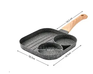 3 Section Non Stick Frying Pan