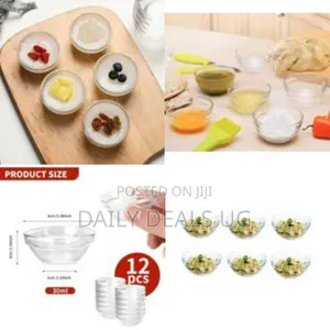 Luminarc 30 Ml 12 PCS Stackable Mini Glass Ramekins Bowls for Dips