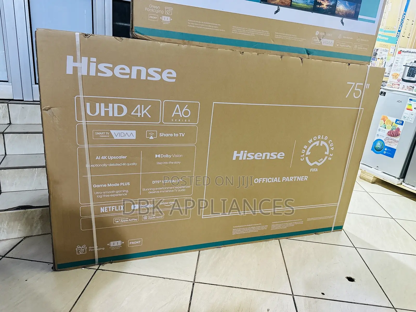 Hisense 75 Inch With 3 Years Warranty