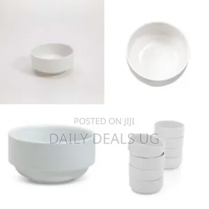 6 PCS of Sauce Food, Soup Cereal Serving Bowls - White