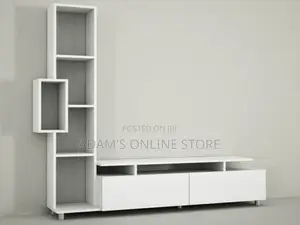 White Tv Stand Unit 180cm Length by 35cm Width