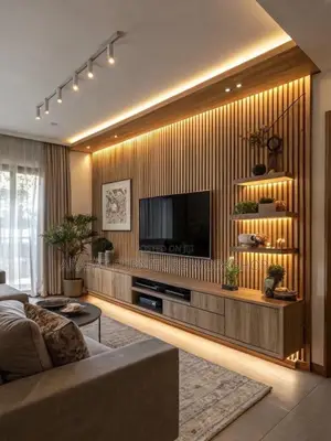 Modern Solid Tv Console