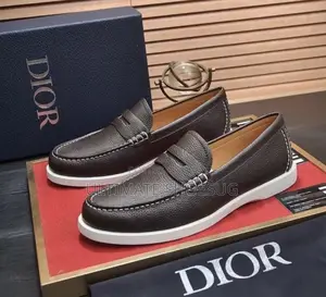 Dior Mens Leather Loafers
