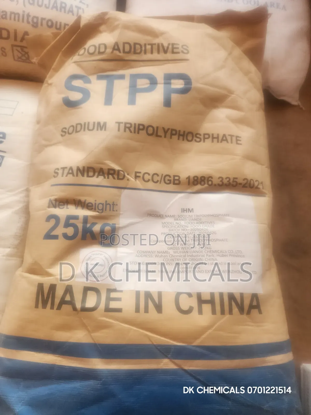 STPP Sodium Tripolyphosphate at Dk