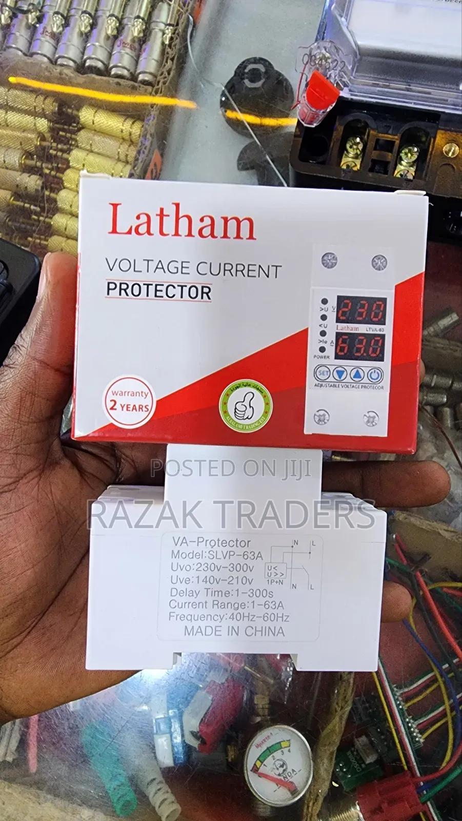Electric Voltage Protector 63a 230v | Adjustable Over Under