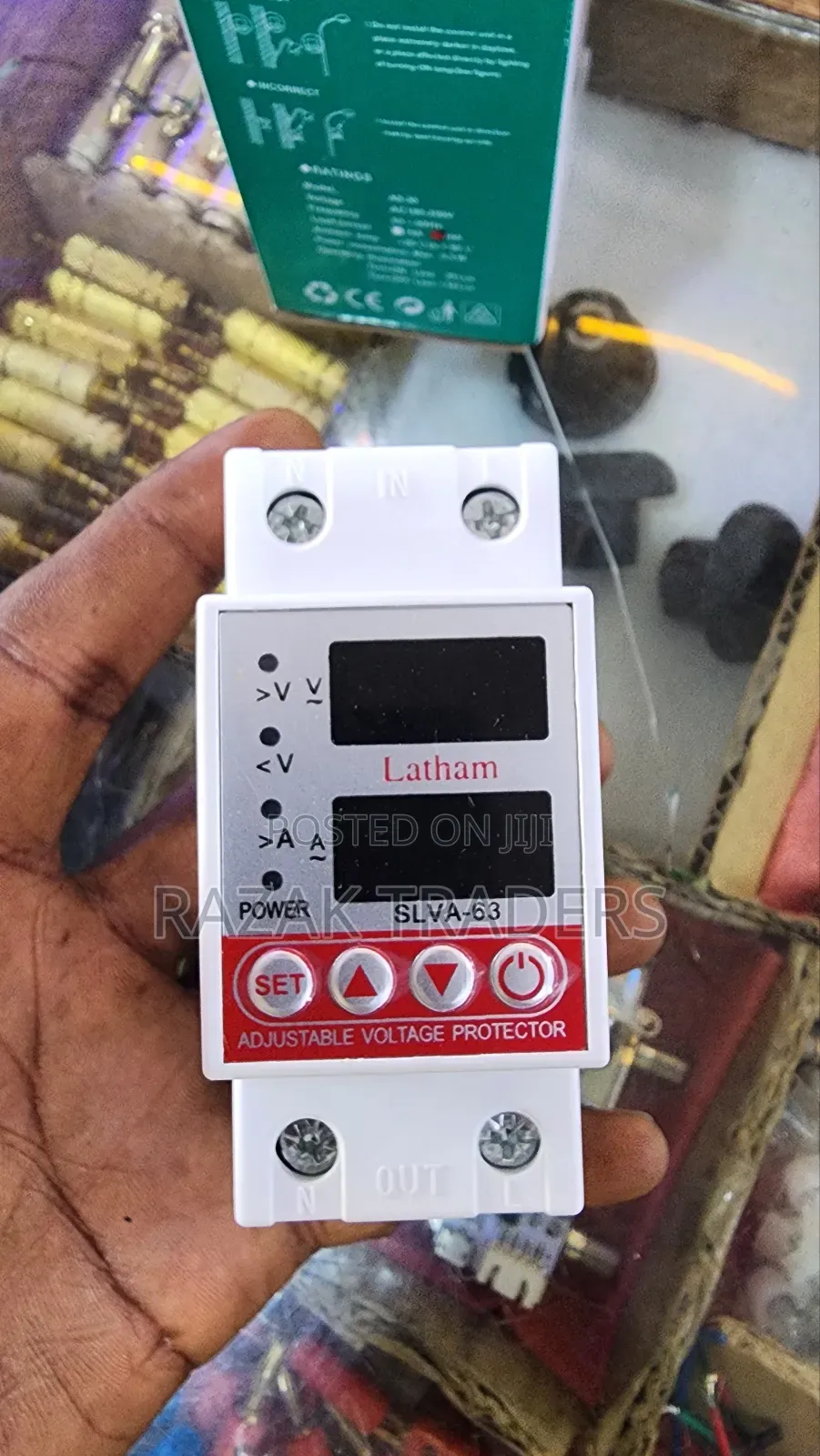 Electric Voltage Protector 63a 230v | Adjustable Over Under