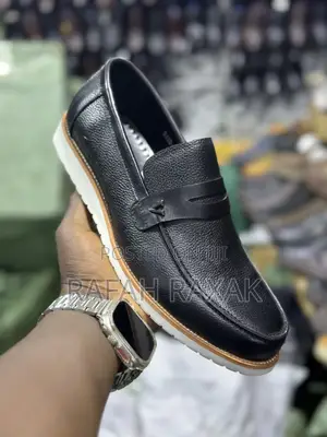 Original Men’S Black/White Clarks Smart Casual Loafers