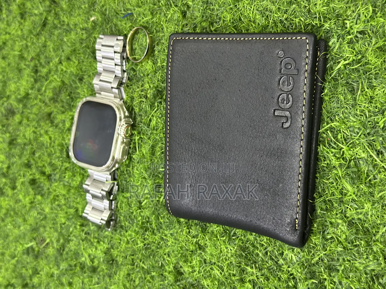 Original Men’S Black Jeep Leather Wallet