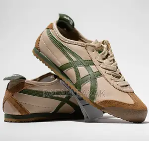 Original Asics Onitsuka Tiger Mexico 66 Beige Low Sneakers
