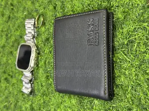 Original Men’S Black Hugo Boss Leather Wallet