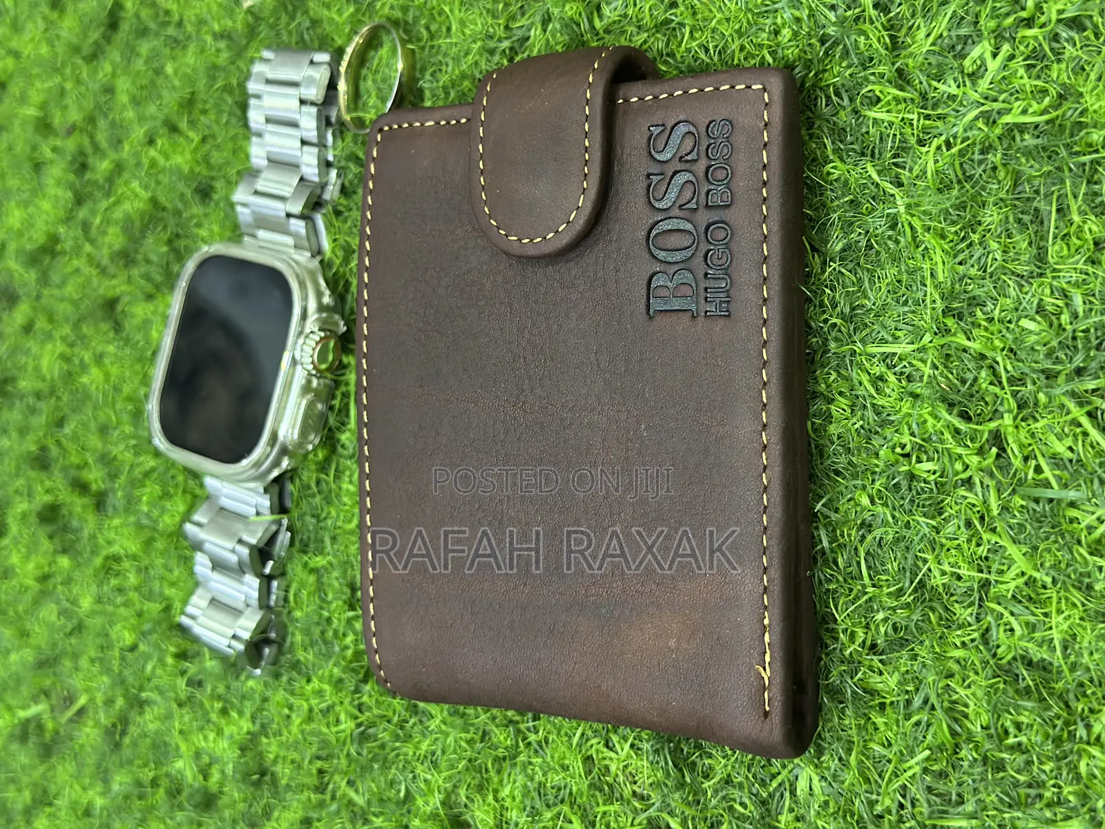 Original Men’S Coffee Brown Hugo Boss Leather Wallet