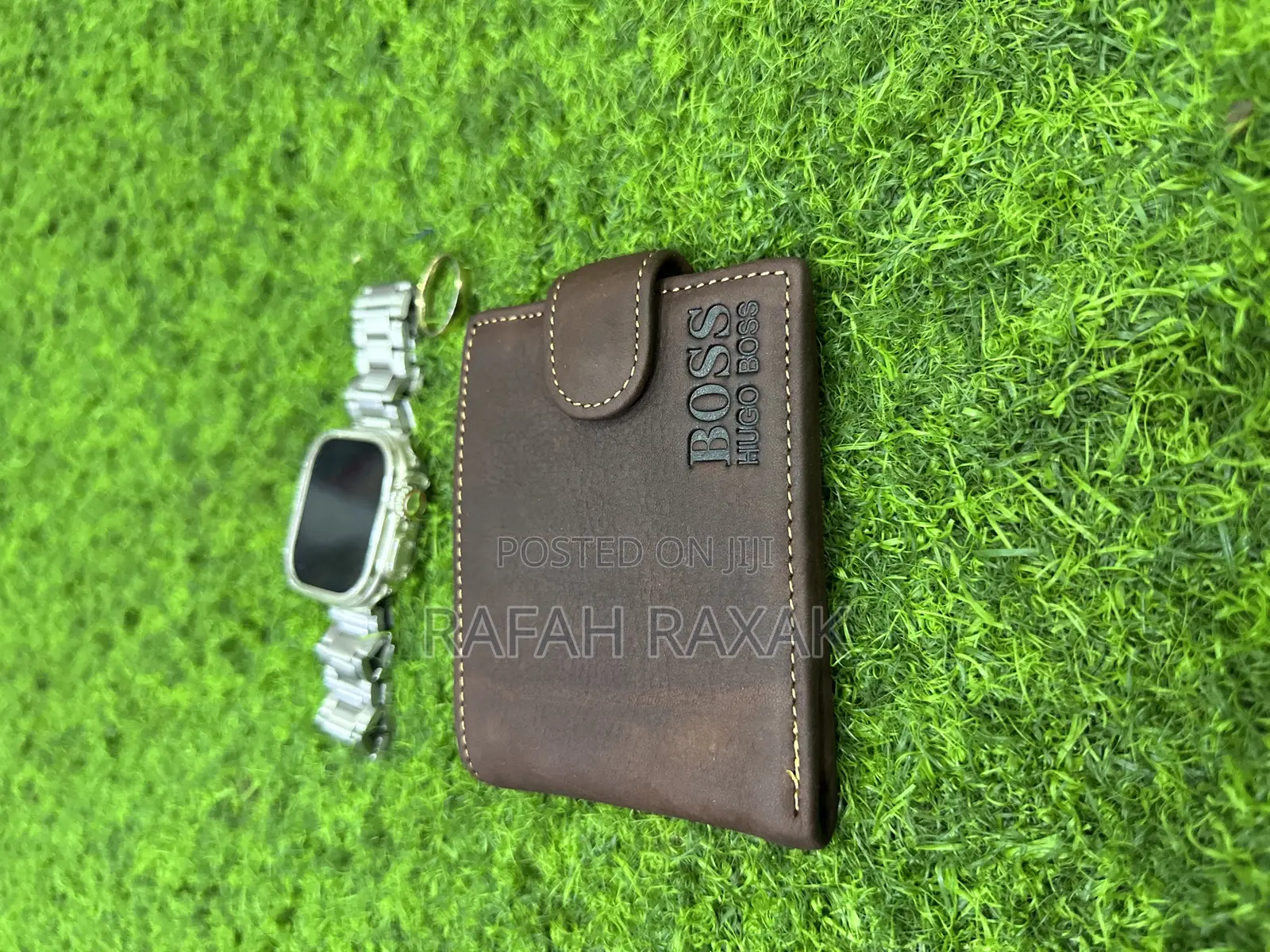 Original Men’S Coffee Brown Hugo Boss Leather Wallet