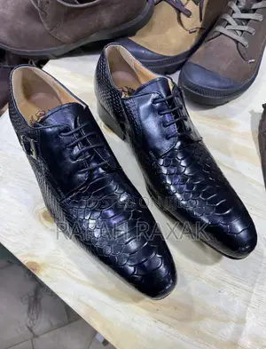 Original Men’S Pasquale Albaino Snake Skin Print Italian Gentle Shoes