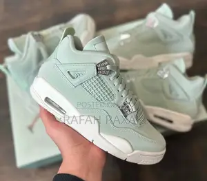 Original Air Jordan 4 Retro “Seafoam Sail” Sneakers