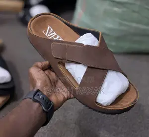 Original Men’S Brown Zara Cross Leather Sandals