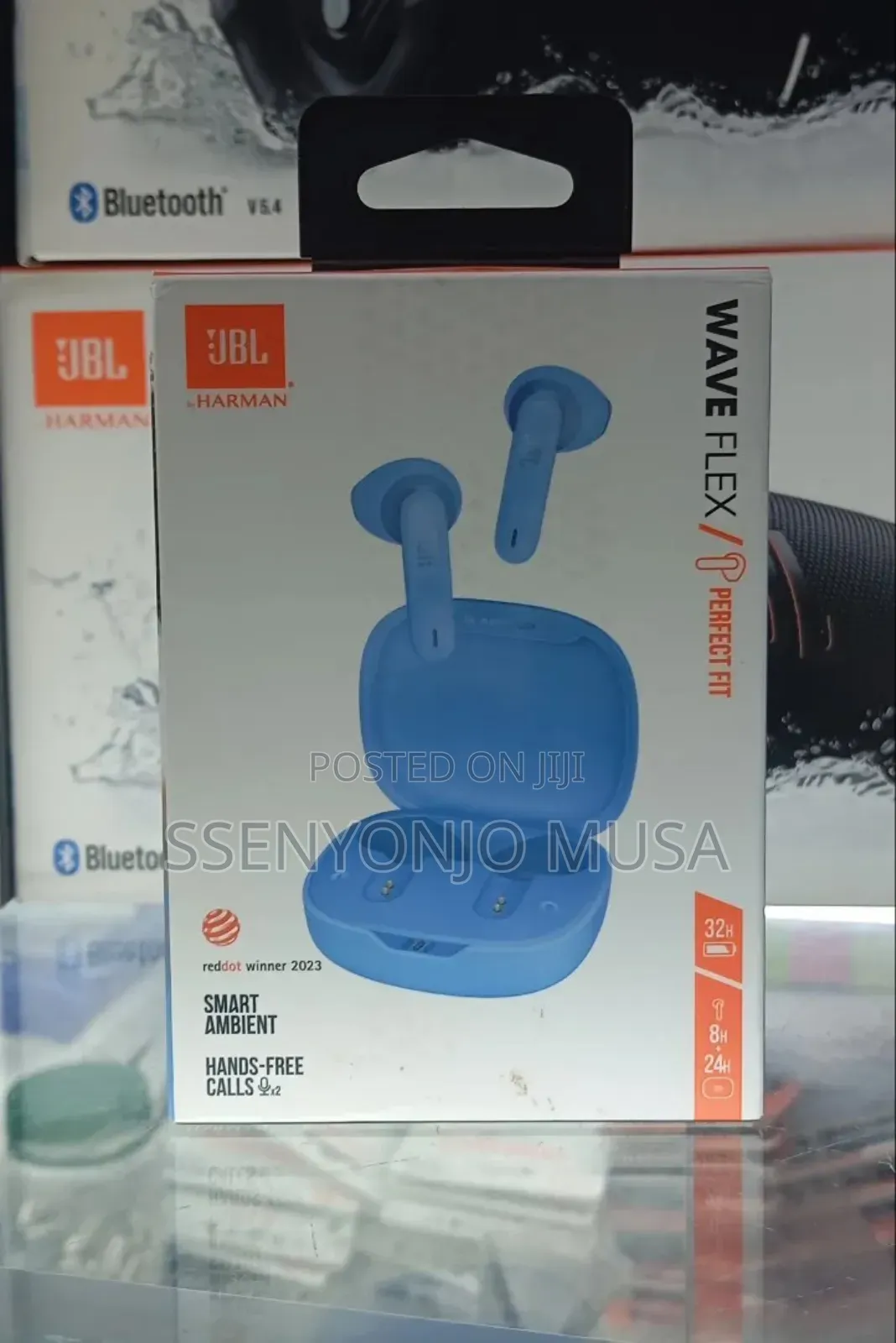 JBL Harman Wave Flex True Wireless Earbuds, Perfect Fit, Smart Ambient