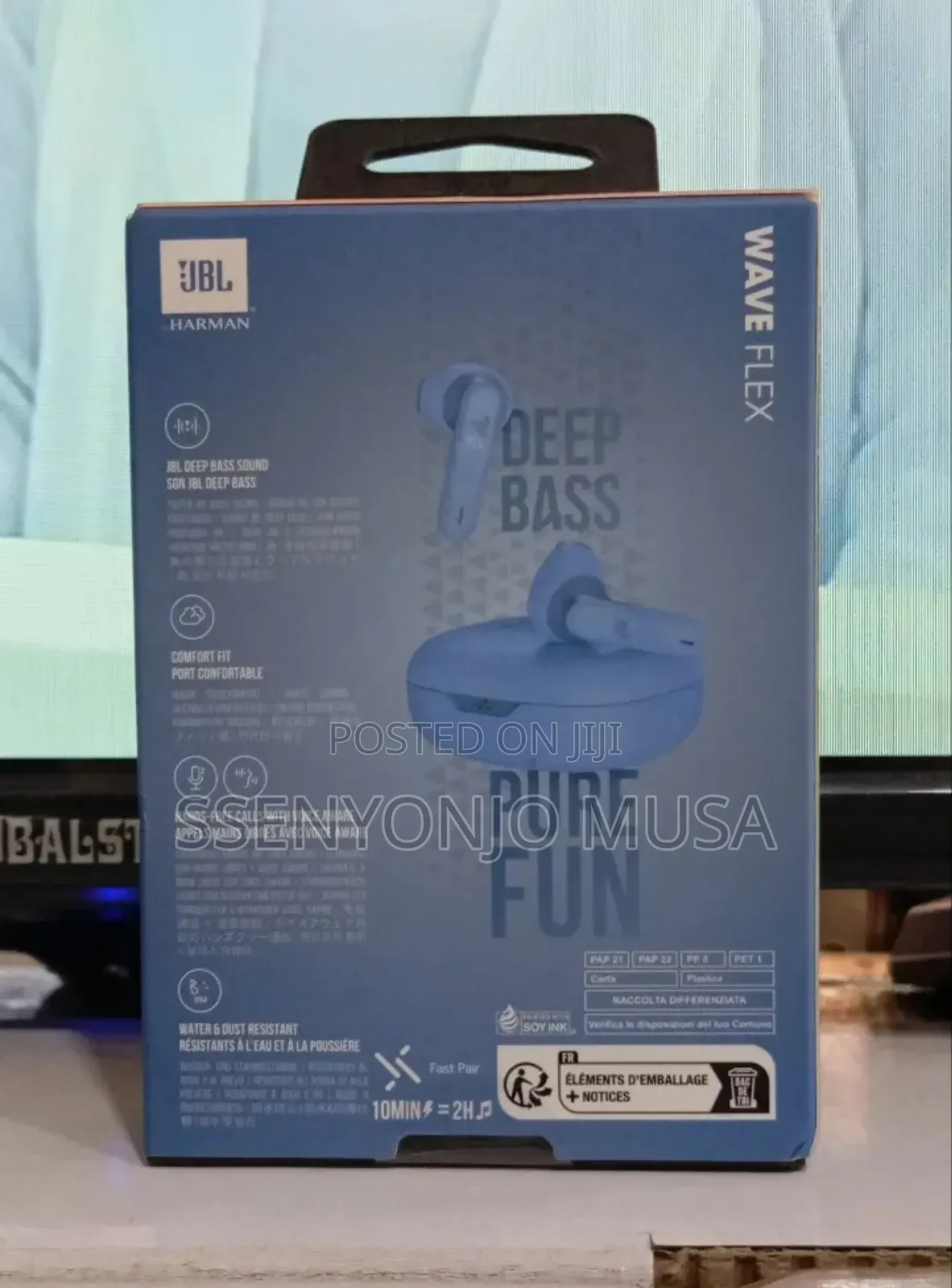 JBL Harman Wave Flex True Wireless Earbuds, Perfect Fit, Smart Ambient
