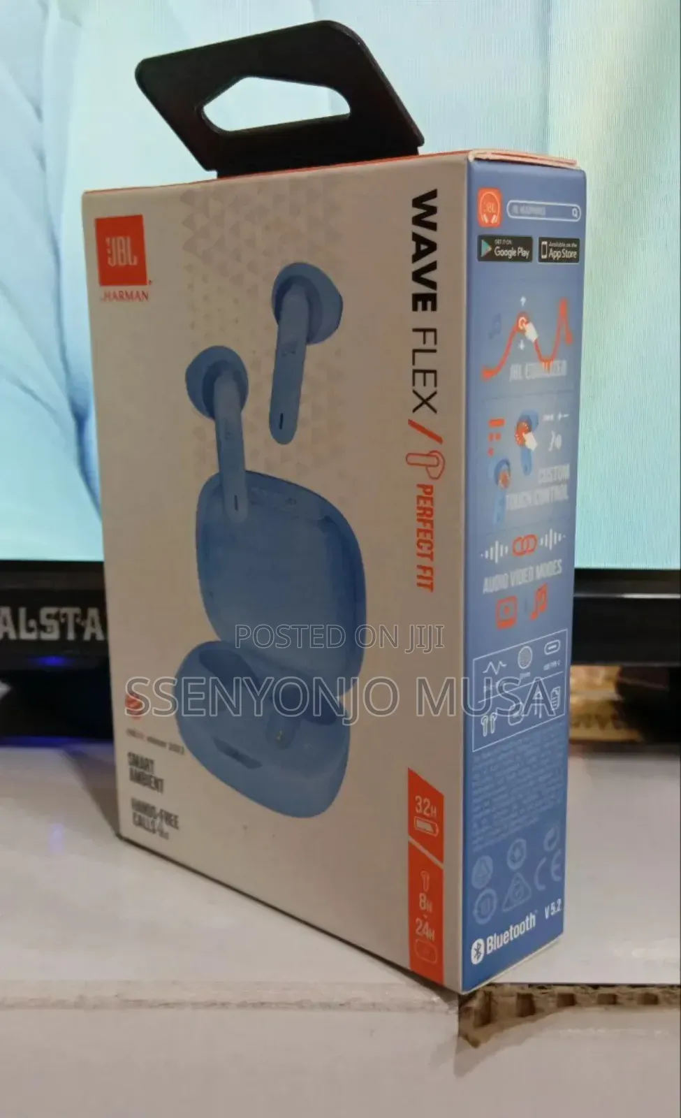 JBL Harman Wave Flex True Wireless Earbuds, Perfect Fit, Smart Ambient