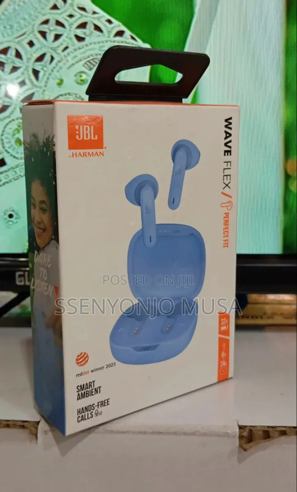 JBL Harman Wave Flex True Wireless Earbuds, Perfect Fit, Smart Ambient