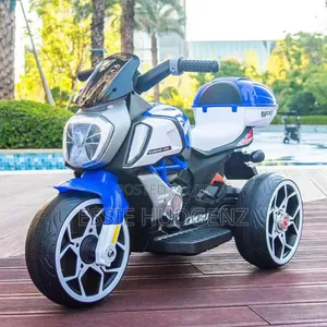 Children's Electric Ride-on Motorcycle With Three Wheels.