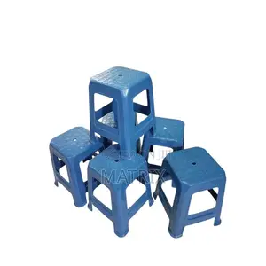Set Of 6 Heavy-duty Plastic Stools