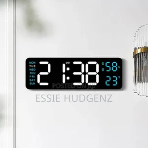 Large Digital Led Wall Clock.