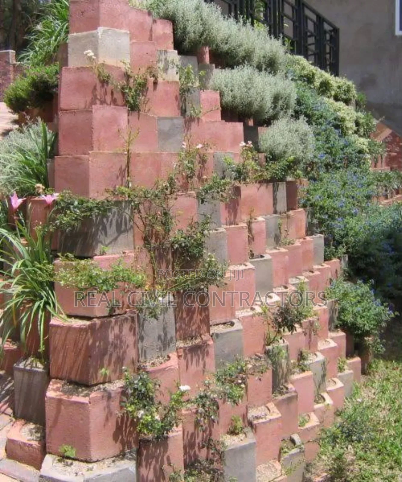 Honey Comb Retaining Walls