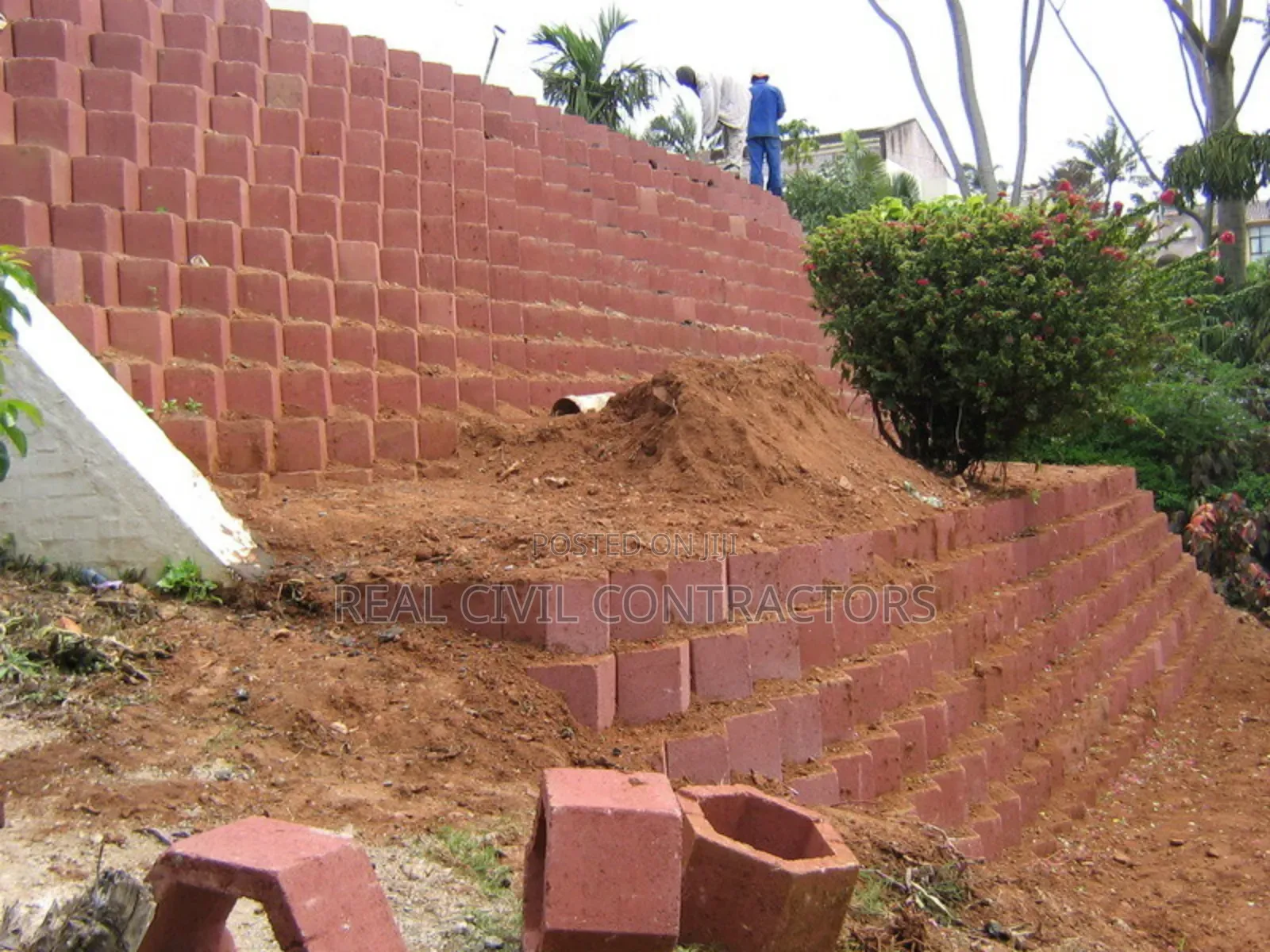 Honey Comb Retaining Walls