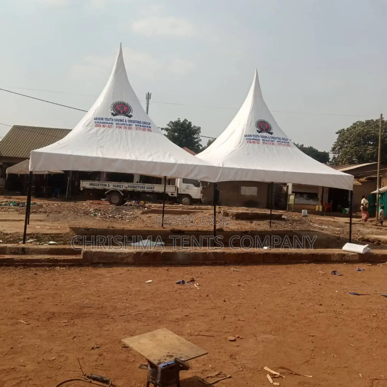 Well Branded 100seater Tent With Ur Logo If Needed