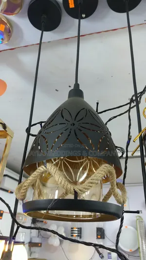 Pendant Lamp (Modern) Metal Black Living Room/Dining Room