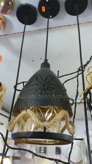 Pendant Lamp (Modern) Metal Black Living Room/Dining Room