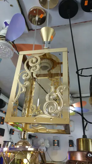 Italian Gold Lantern Ceiling Light