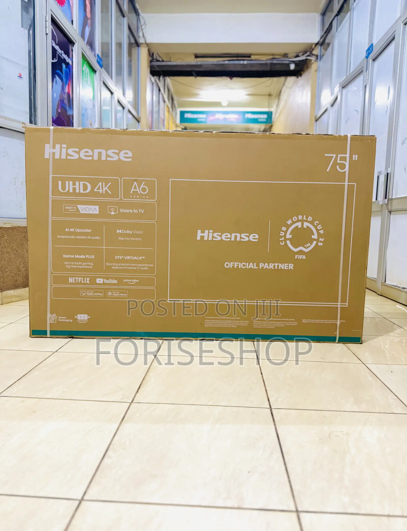 Hisense 75inch 4k Uhd Smart Tv (Black Friday)