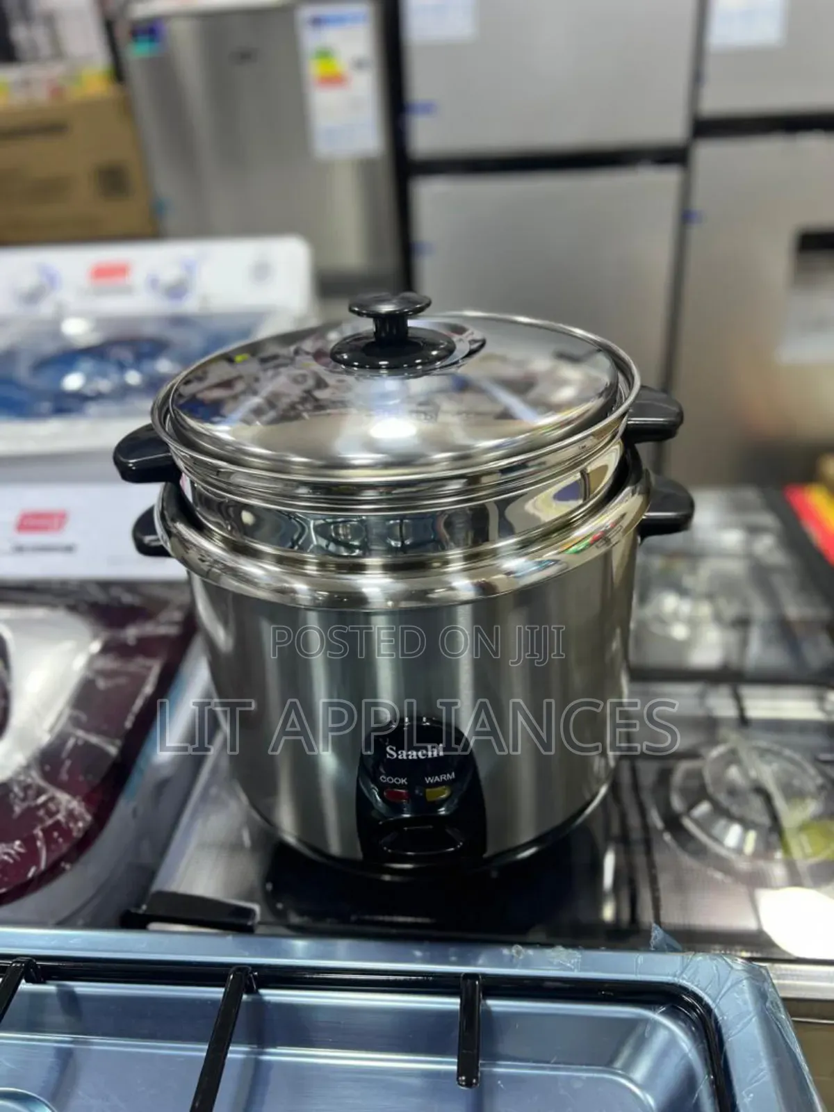 Saachi 2.8l Rice Cooker With Steamer.