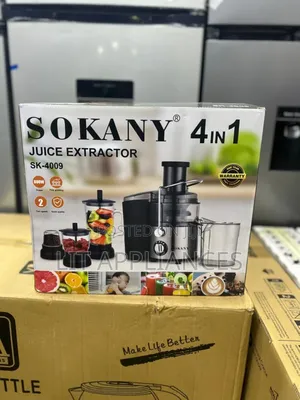 Sokany 4in 1 Juice Extractor With 1year Warranty.