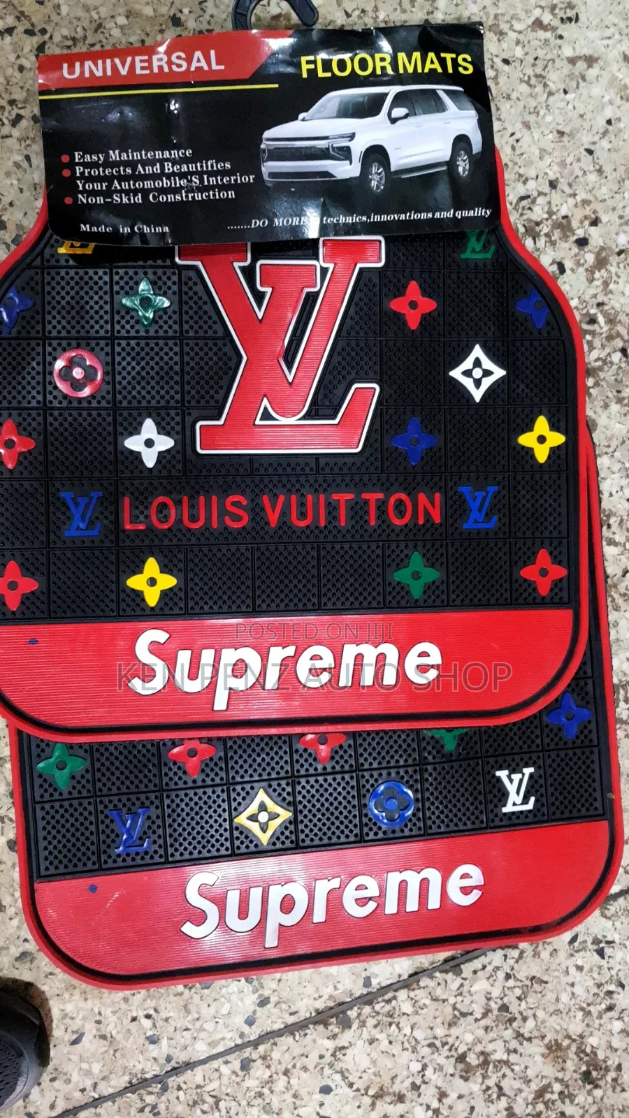 Louis Vuitton Car Carpets