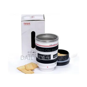 Photographer Camera Lens Coffee Mug -13.5oz Stainless Steel Thermos