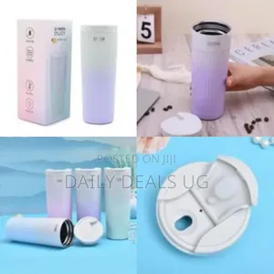 Stainless Steel Thermos Mug Colorful Double Wall Portable Outdoor