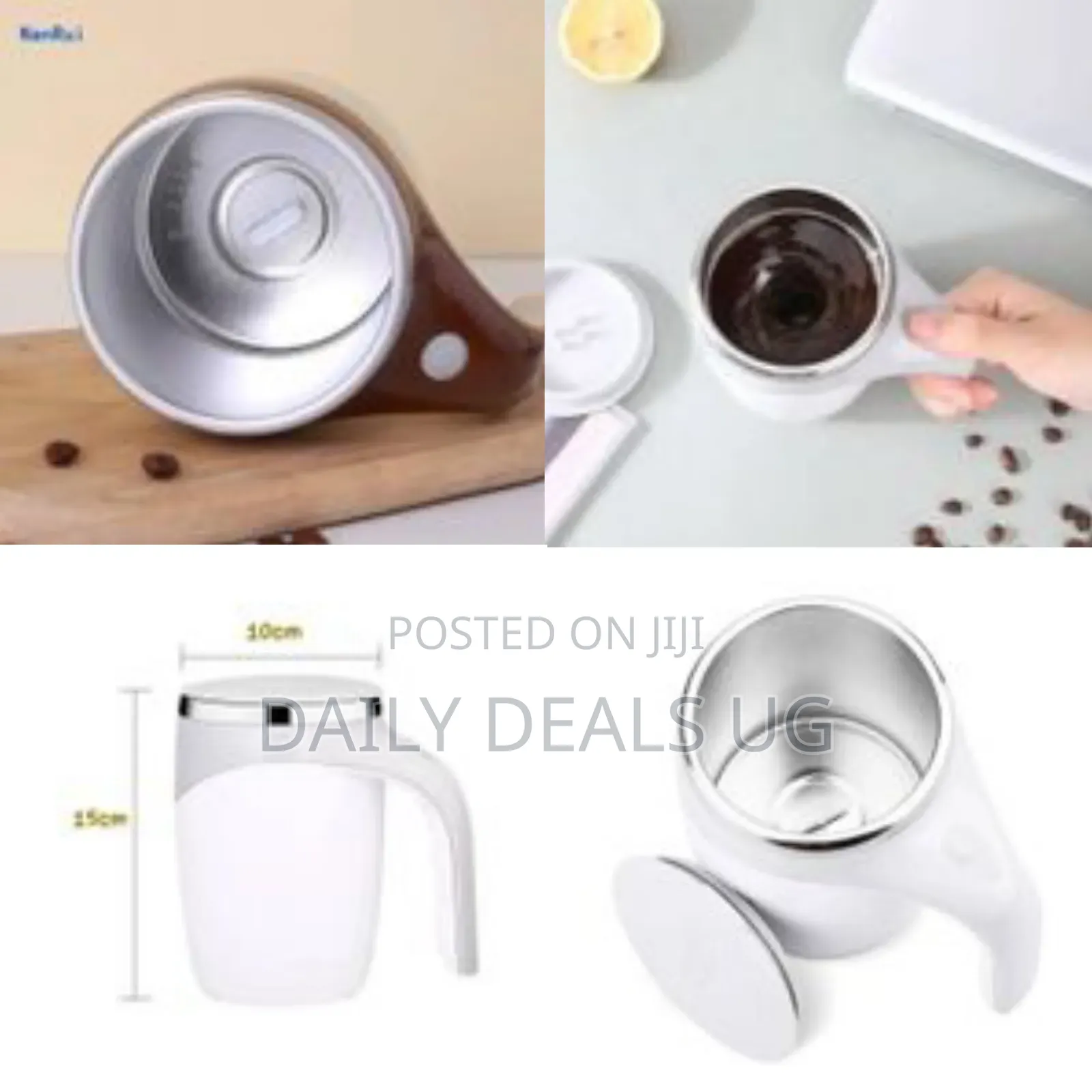 Multifunctional Automatic Magnetic Self-Stirring Cup Travel Mug