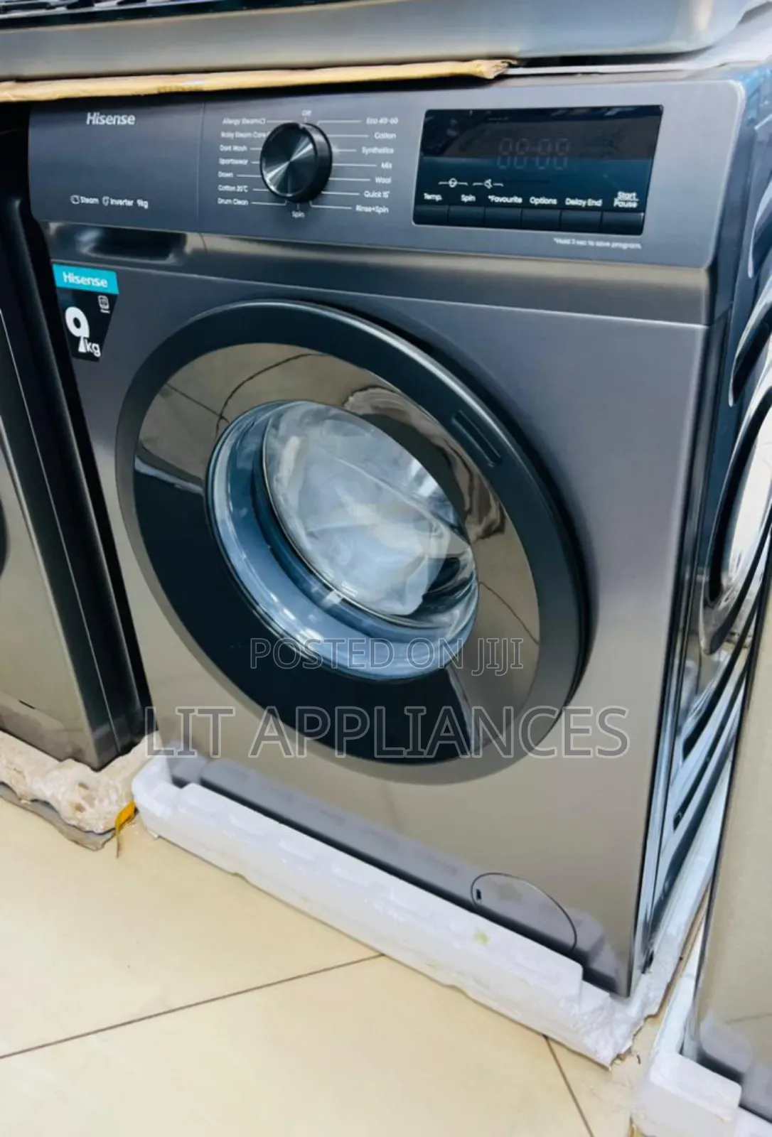 Hisense 9kg Front Loader Automatic Washing Machine.