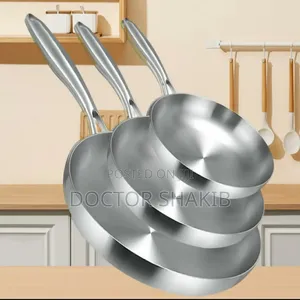 Heavy Duty 26cm Stainless Steel Frying Pan