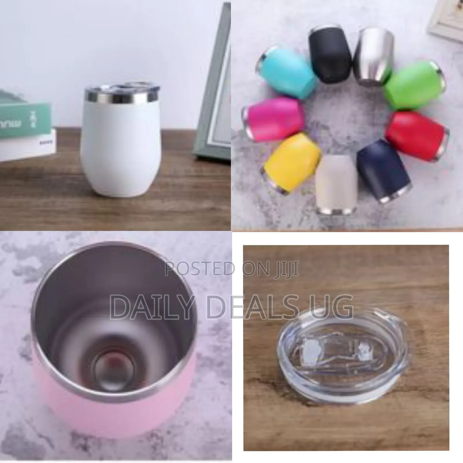 12oz U-Shaped Stainless Steel Thermos Cup Double-Layer Wine Pot Belly