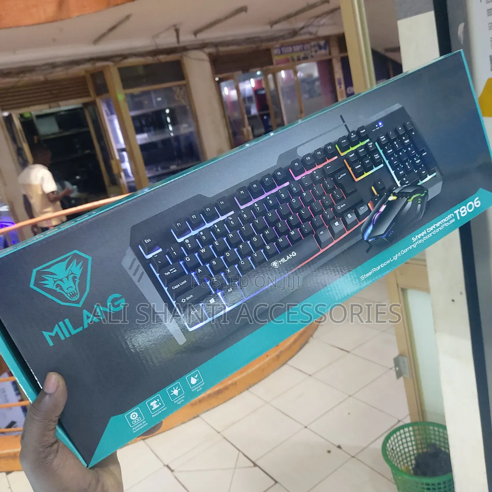 Gaming Keyboard and Mouse With Backlight