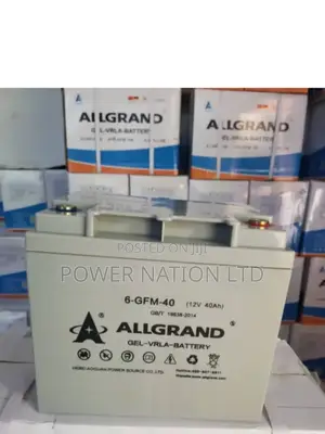 40ah Allgrand Pure Gel Battery Gel6690