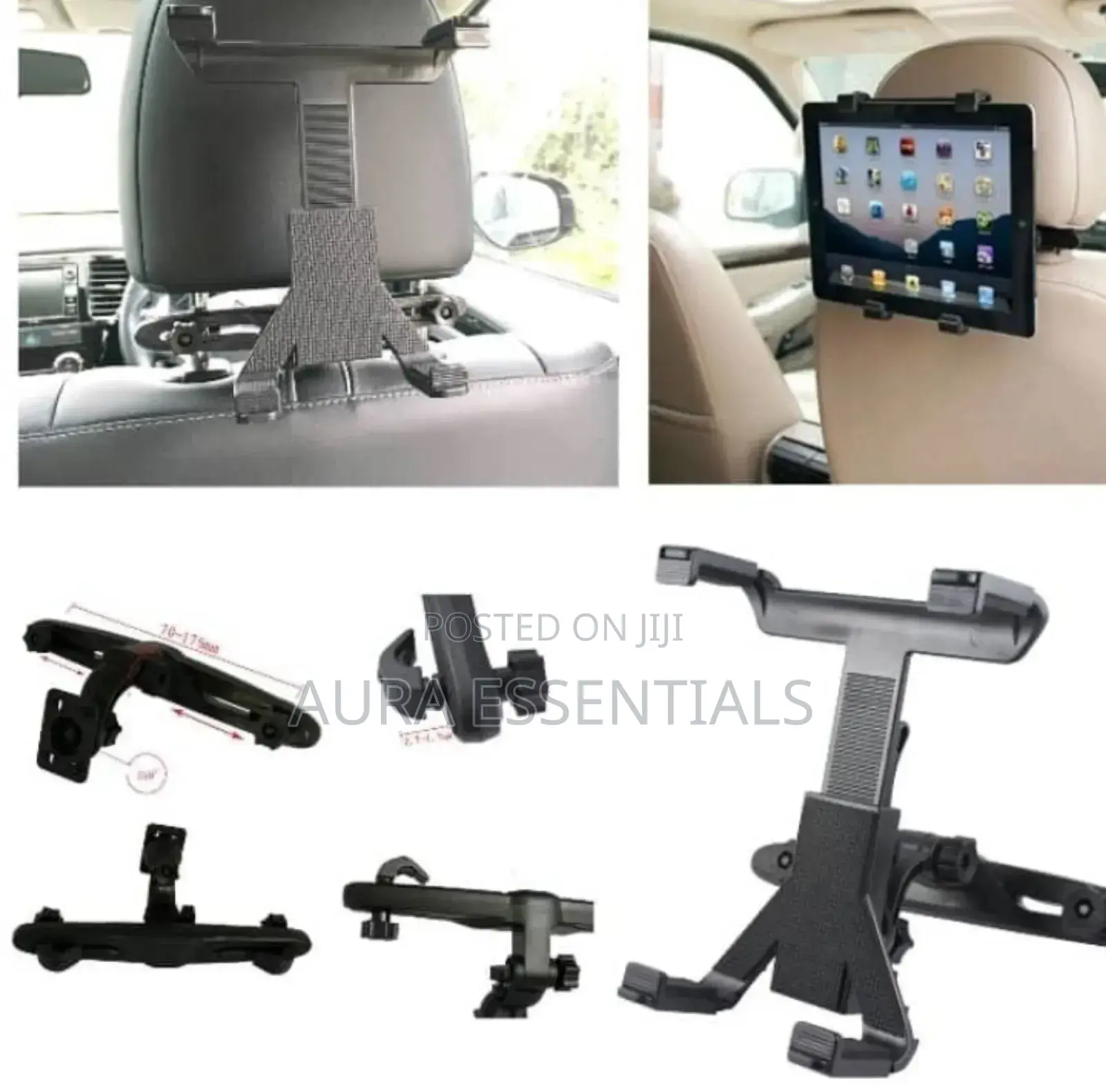 360 Rotating Back Seat Headrest Holder For All Tablets