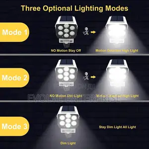 Outdoor Motion Sensor Solar Lights 2000 Lumens