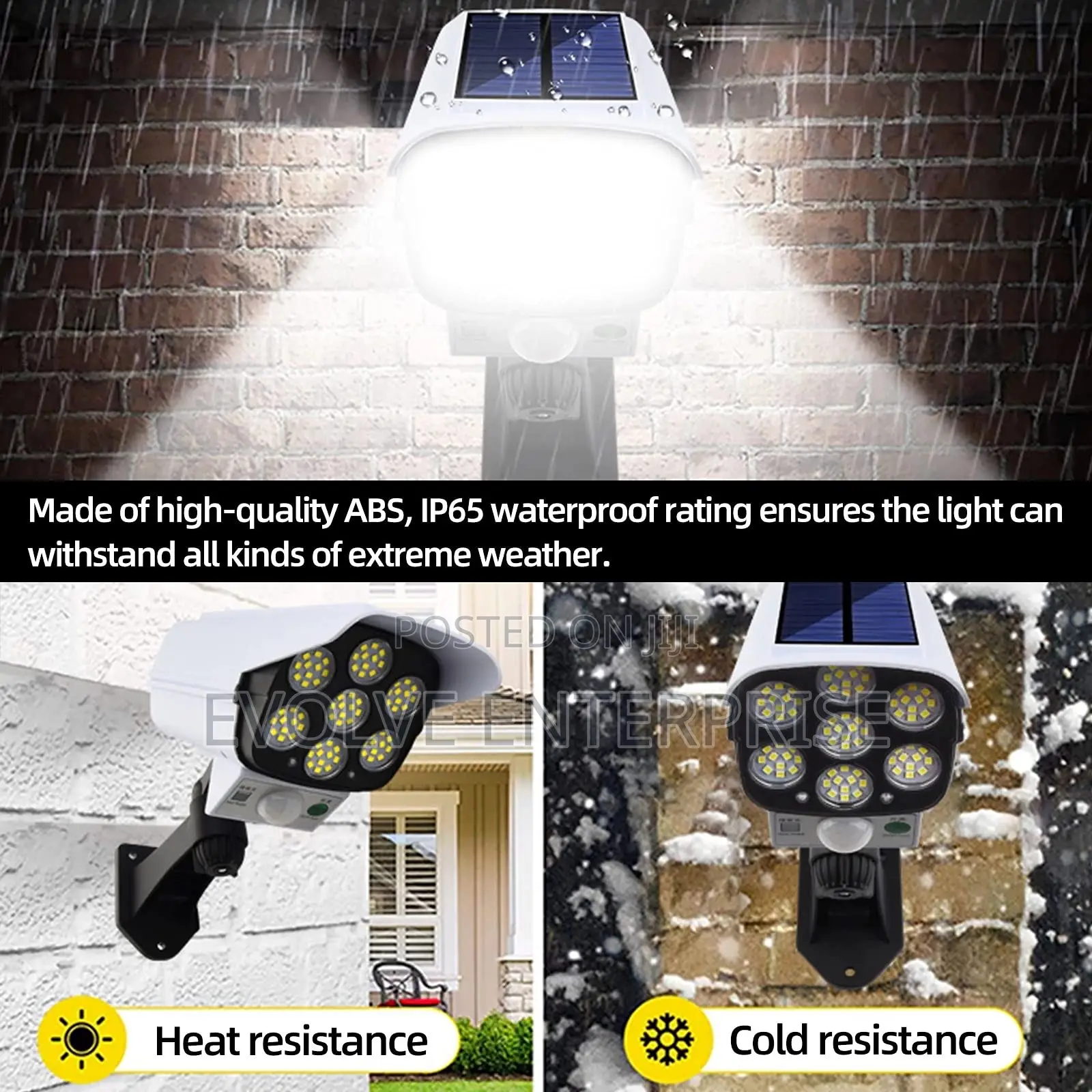 Outdoor Motion Sensor Solar Lights 2000 Lumens